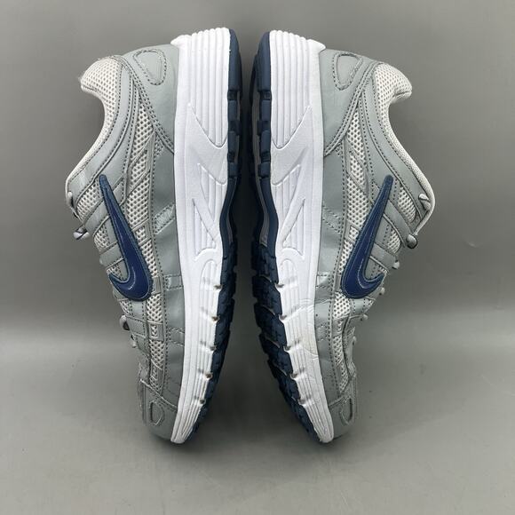 Youth's 6.5 / Women's 8 - Nike P-6000 Gray Blue Mesh Running Low Shoes Sneakers - Picture 6 of 8